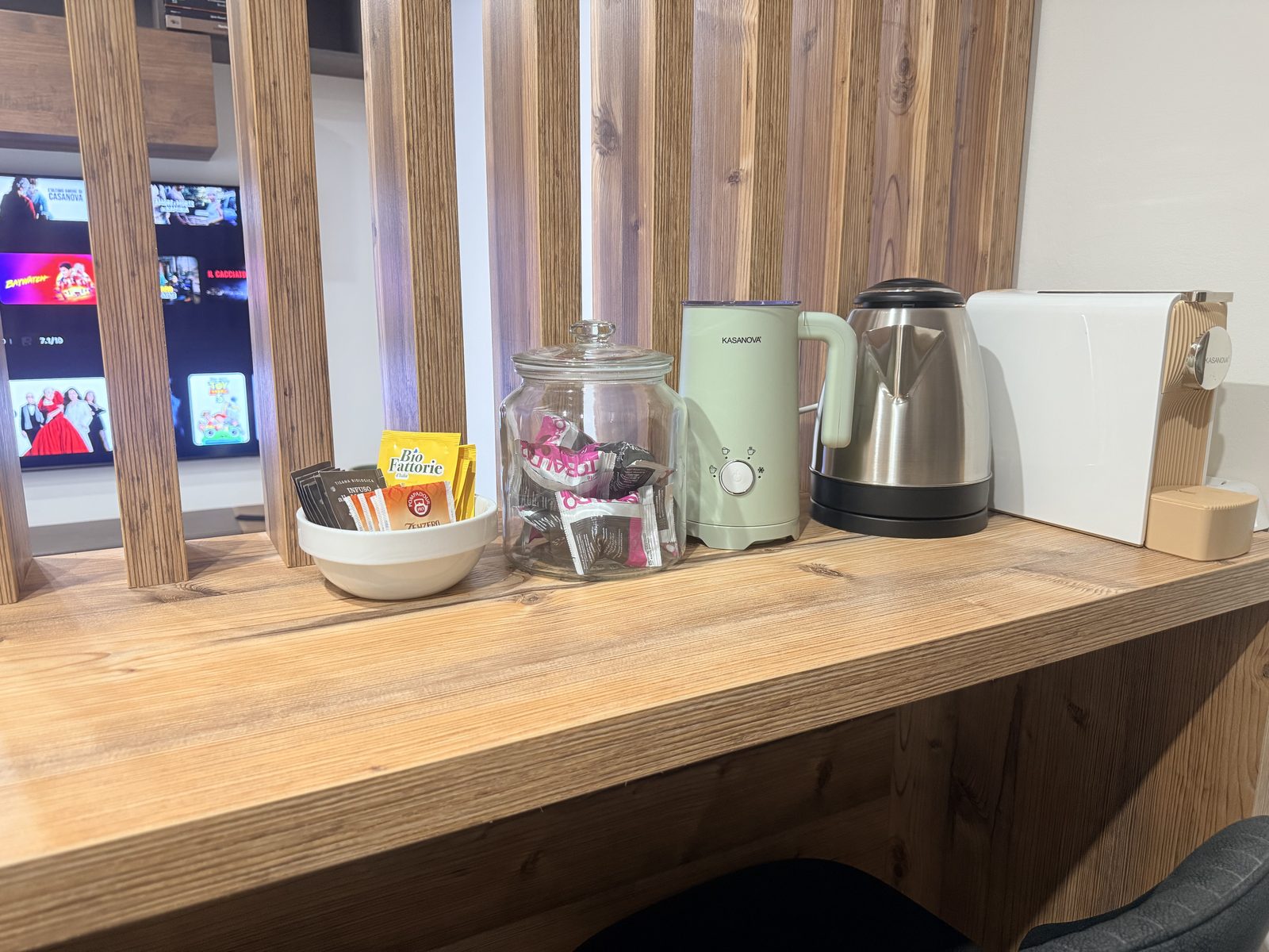 L'angolo caffè e tè