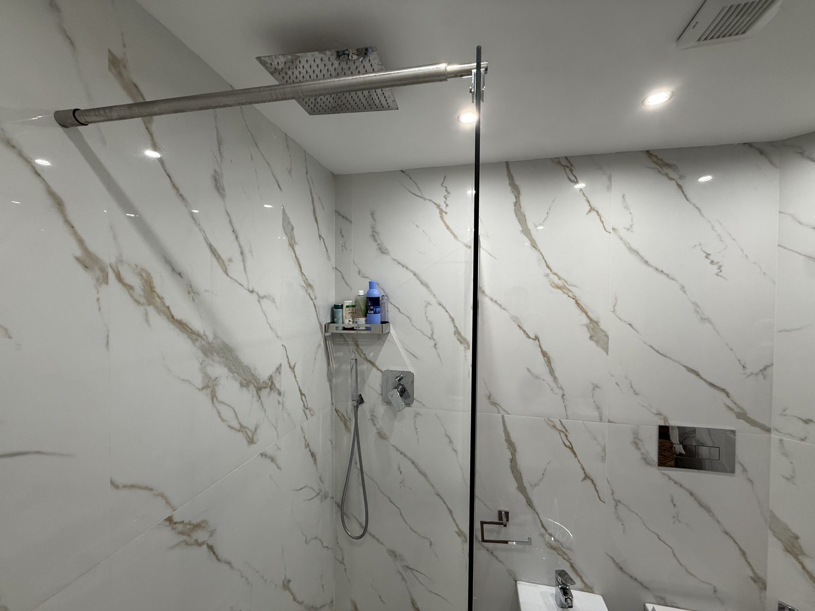 La doccia walk-in