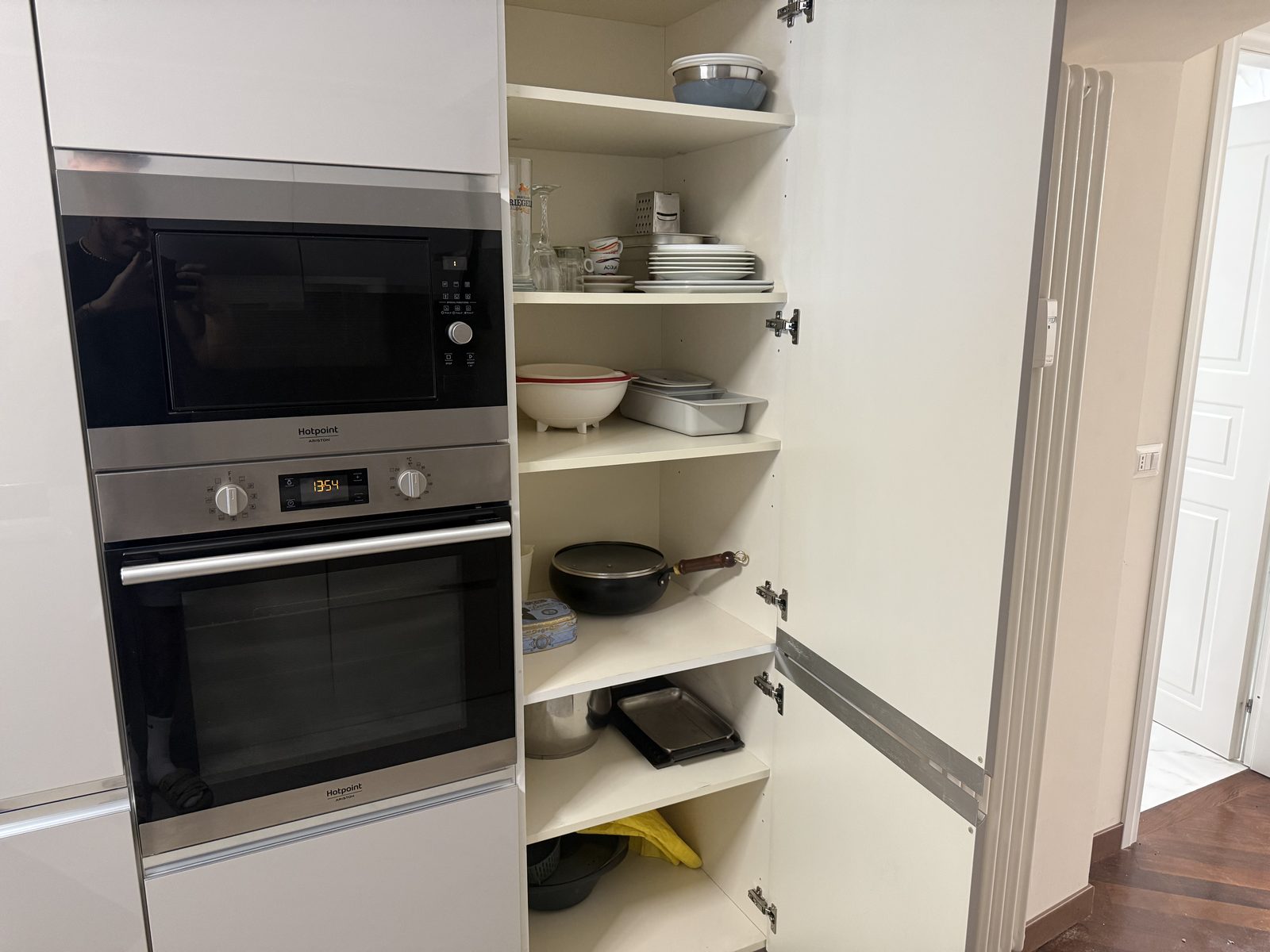 Forno e microonde a colonna